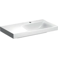 Geberit Lavabo Xeno² 90 Cm Plage De Dépose à Gauche -Bain Salle Produit Magasin xeno keramag design de 90 cm 1 trou perce cuve a droite ref 157290000 5